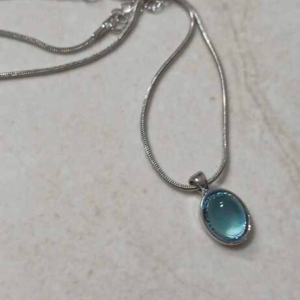 whimsical vintage 90s style silver pendant necklace